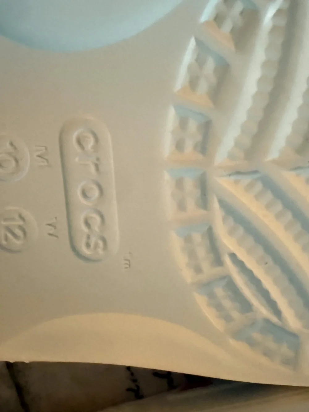 Mens crocs slides never worn